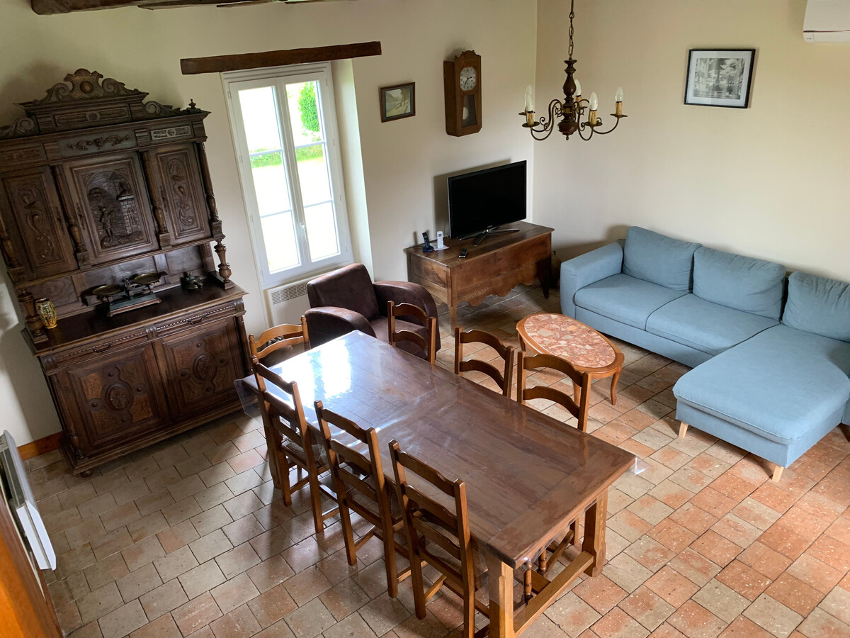 Gîte 8 pers. avec grand terrain à Fontgombault - Photo 4
