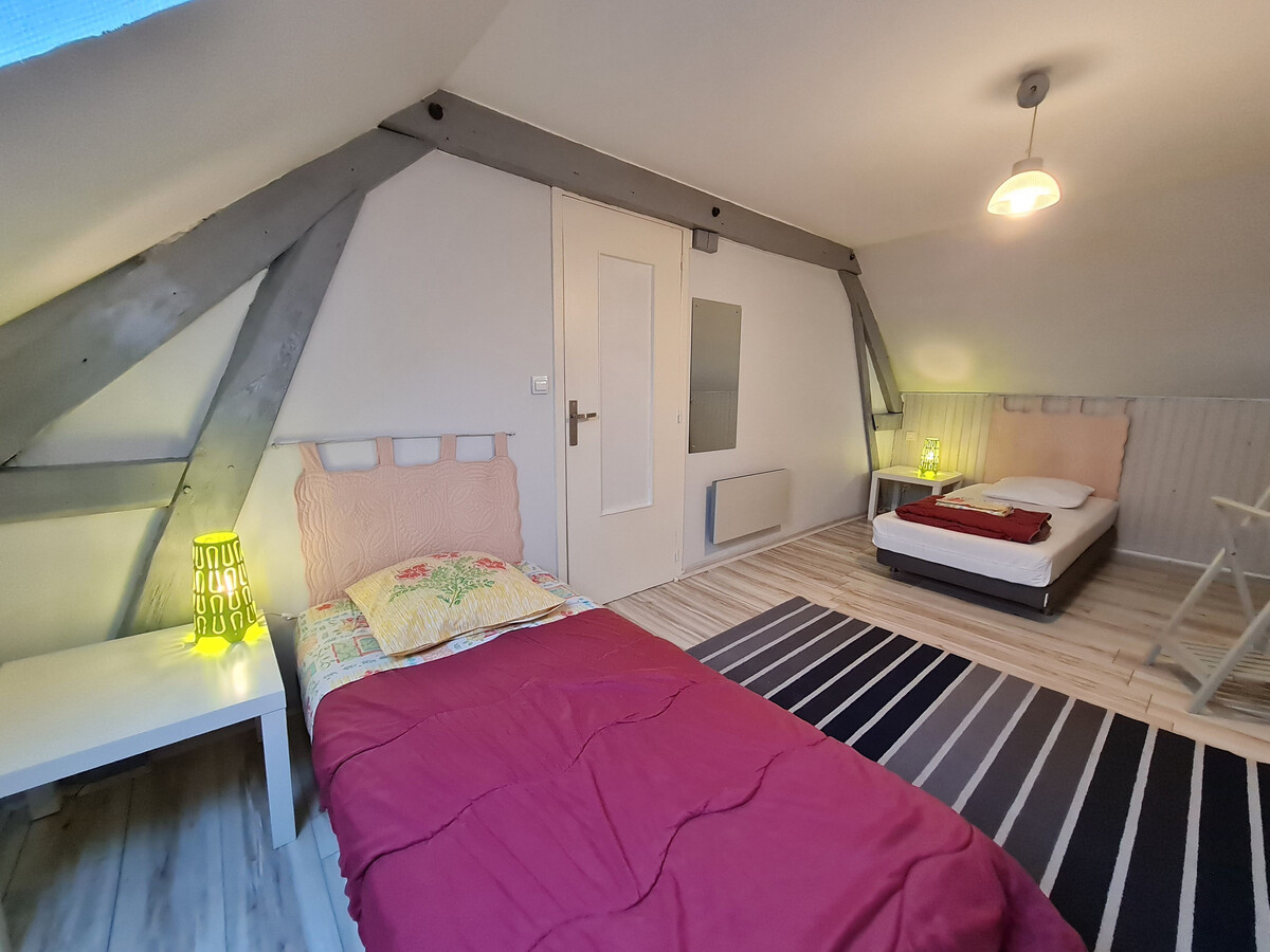 Gîte 7 pers. avec véranda chauffée près de l'étang des Bois - Photo 12