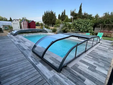Gîte contemporain 90m² avec piscine chauffée à Mardié : photo 5