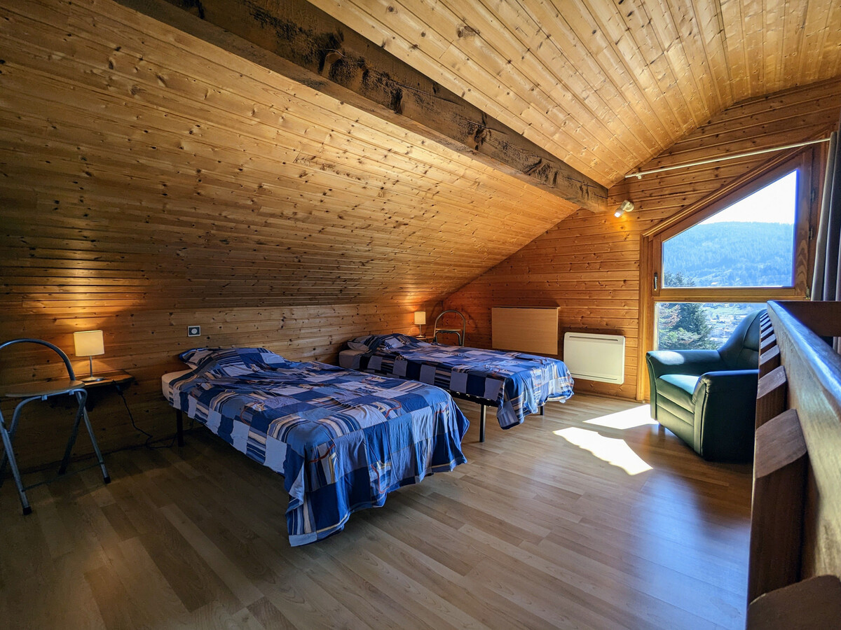Chalet en bois 4 pers. à Gérardmer, cheminée et terrain - Photo 13