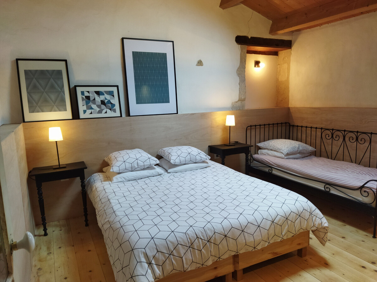 Gîte 18e siècle rénové, piscine couloir de nage, 6 pers. - Photo 3
