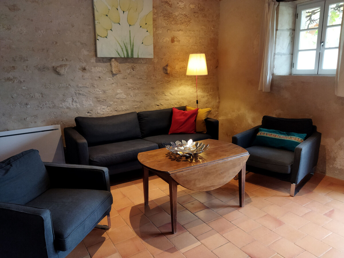 Gîte 18e siècle rénové, piscine couloir de nage, 6 pers. - Photo 7