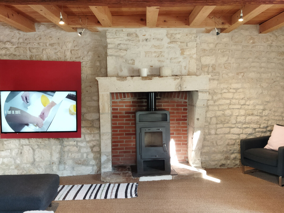 Gîte XVIIIème siècle avec piscine couloir de nage - Photo 23