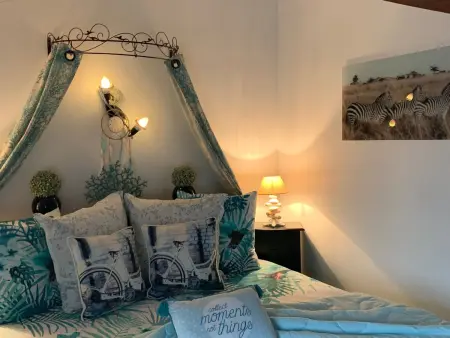 Gîte ferme rénovée 8 pers. – Jardin, pêche privée, trampoline : photo 4