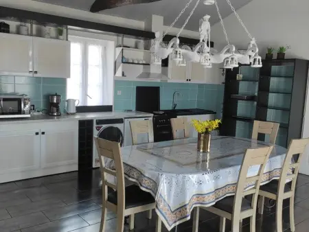 Gîte ferme rénovée 8 pers. – Jardin, pêche privée, trampoline : photo 22