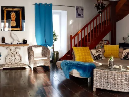 Gîte ferme rénovée 8 pers. – Jardin, pêche privée, trampoline : photo 27