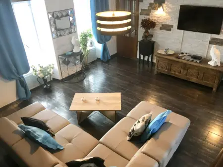 Gîte ferme rénovée 8 pers. – Jardin, pêche privée, trampoline : photo 28
