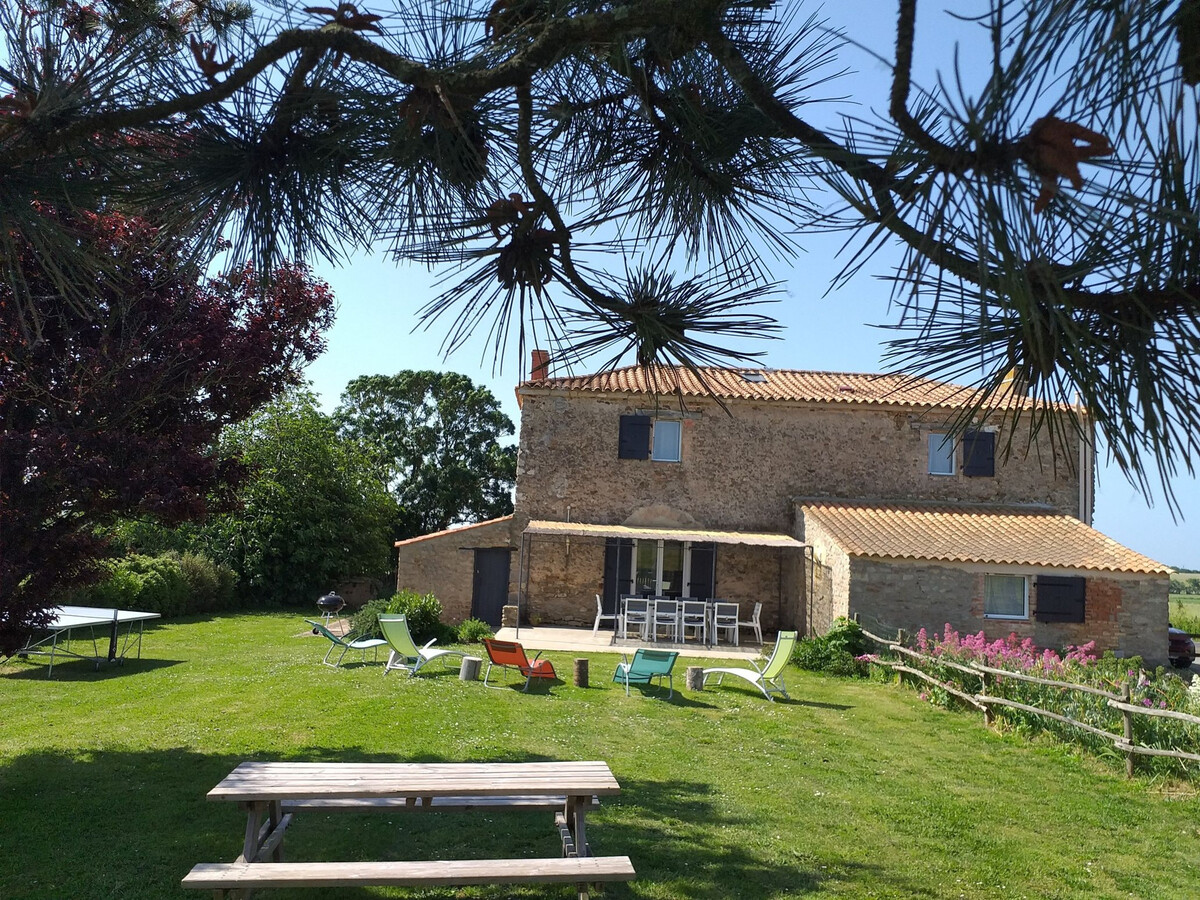 Gîte fermette 10 pers., 500 m² de jardin clos, Le Bernard - Photo 1