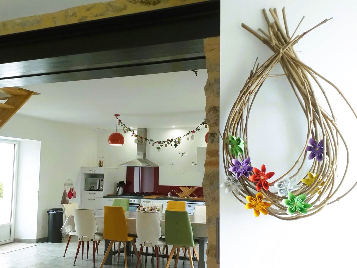 Gîte fermette 10 pers., 500 m² de jardin clos, Le Bernard - Photo 2