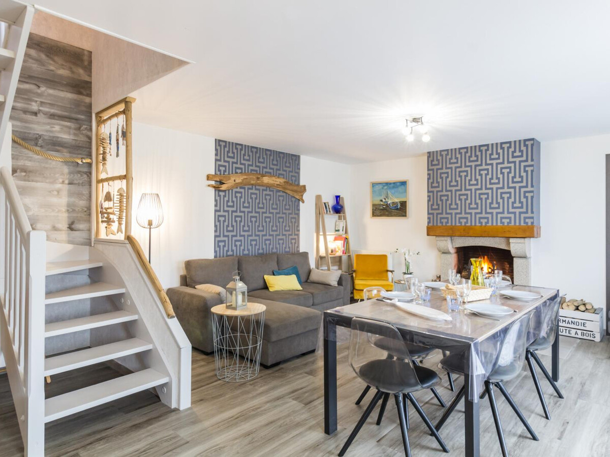 Gîte 5 pers. à Granville : maison pierre avec cheminée - Photo 6
