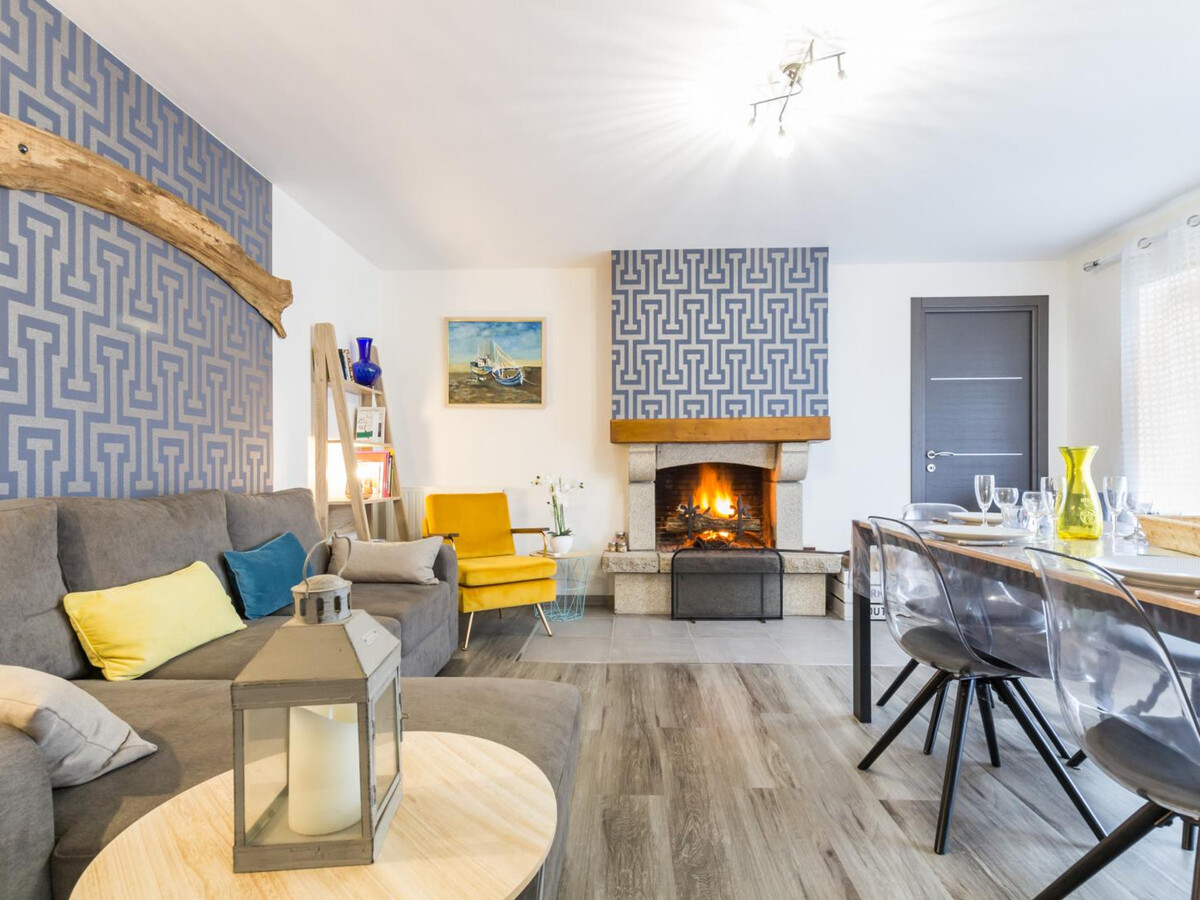 Gîte 5 pers. à Granville : maison pierre avec cheminée - Photo 11