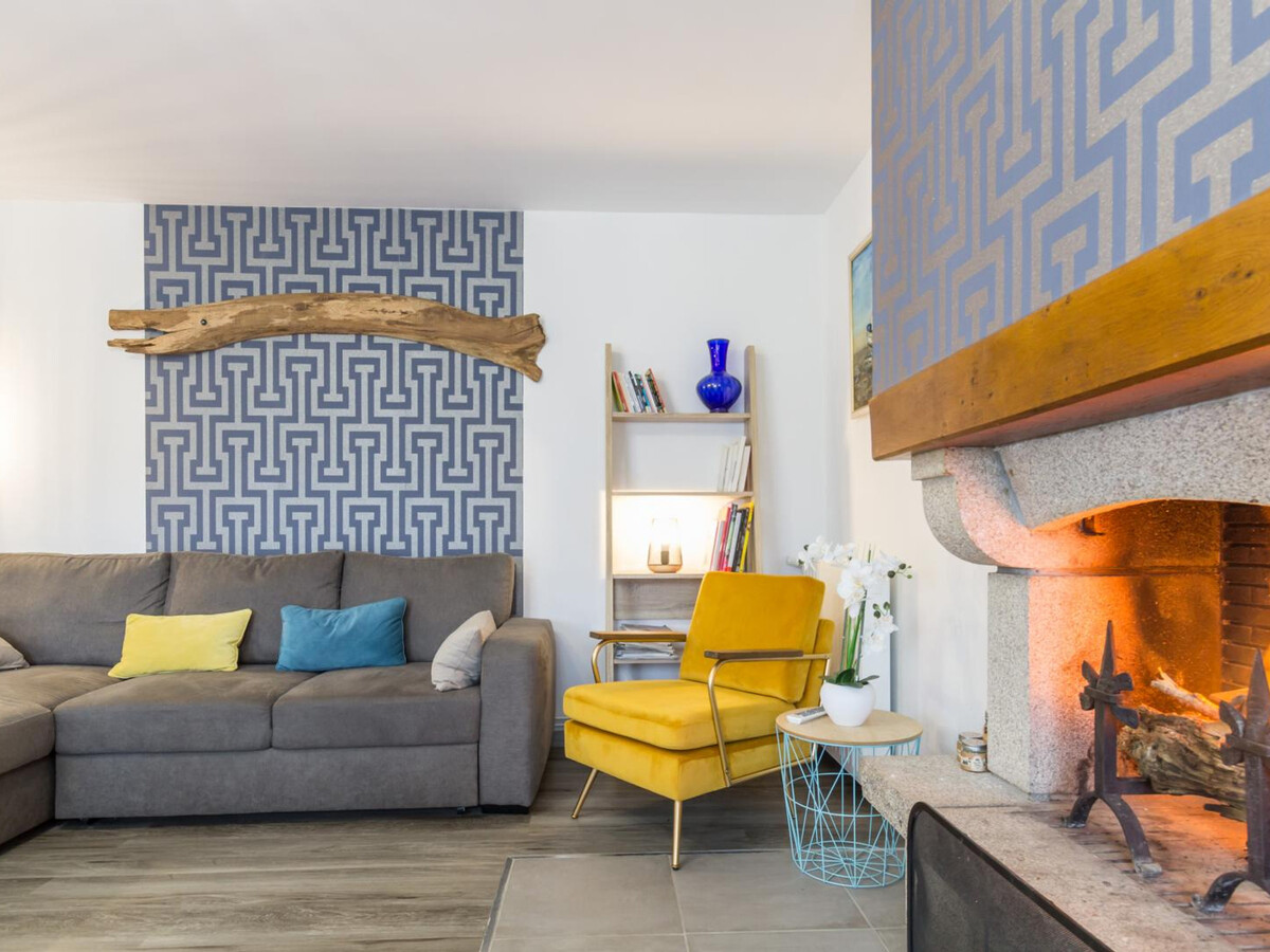 Gîte 5 pers. à Granville : maison pierre avec cheminée - Photo 12