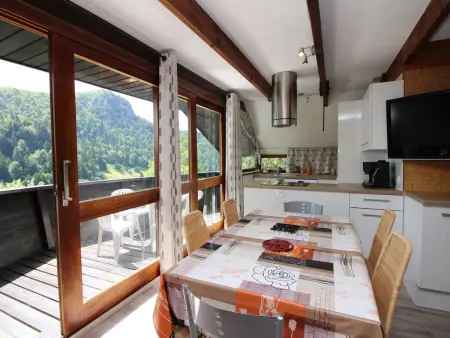 Chalet 9 pers Mont-Dore, cheminée, terrasse vue montagne : photo 2