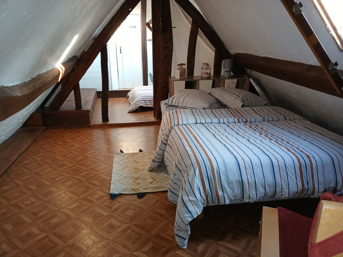 Gîte 9 pers. à Arrou : mezzanine, babyfoot, jardin - Photo 7