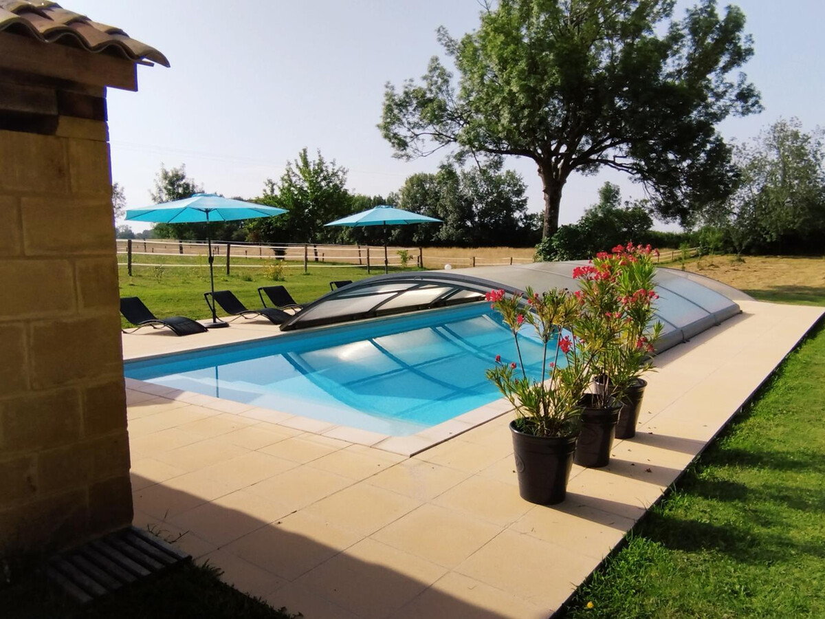 Gîte 2 pers. avec piscine au sel et étang privé à Naussannes - Photo 3