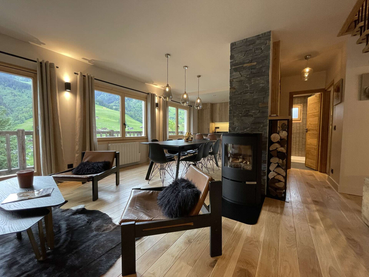Chalet contemporain 8 pers, vue montagne, à 500m du village - Photo 13