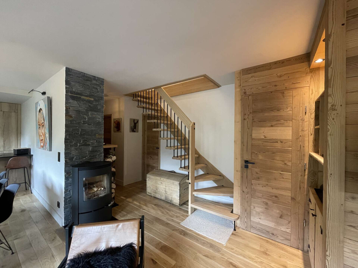Chalet contemporain 8 pers, vue montagne, à 500m du village - Photo 14