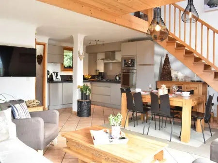Location chalet à Méribel, Chalet cosy avec mezzanine, poêle à bois, wifi et parking - Méribel