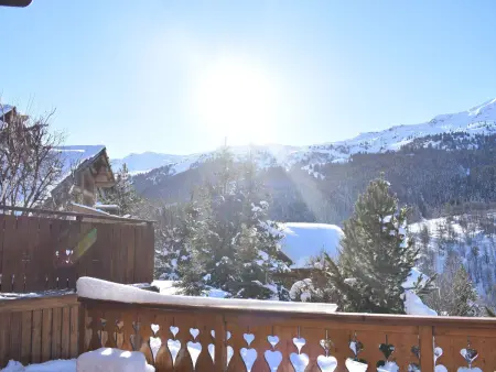 Chalet cosy avec mezzanine, poêle à bois, wifi et parking - Méribel - Photo 17