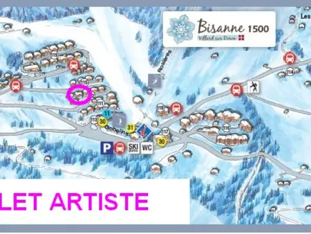 Chalet Artiste avec hammam, 5 chambres à Villard-sur-Doron : photo 19
