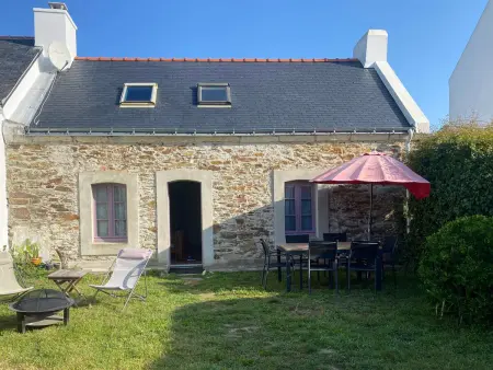 Location maison à Bangor, Maison en pierre avec jardin à 1500 m de la plage de Vazen