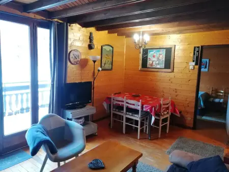 Chalet savoyard 6 pers. La Clusaz, terrasse vue Etale : photo 5