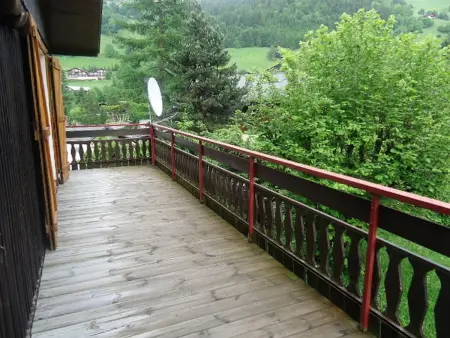 Chalet savoyard 6 pers. La Clusaz, terrasse vue Etale : photo 15
