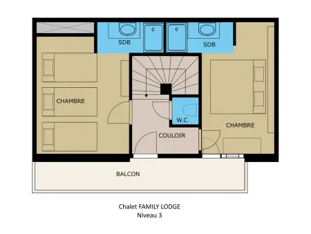 Chalet FAMILYLODGE 5★, 12 pers, spa extérieur, 300 m pistes : photo 29