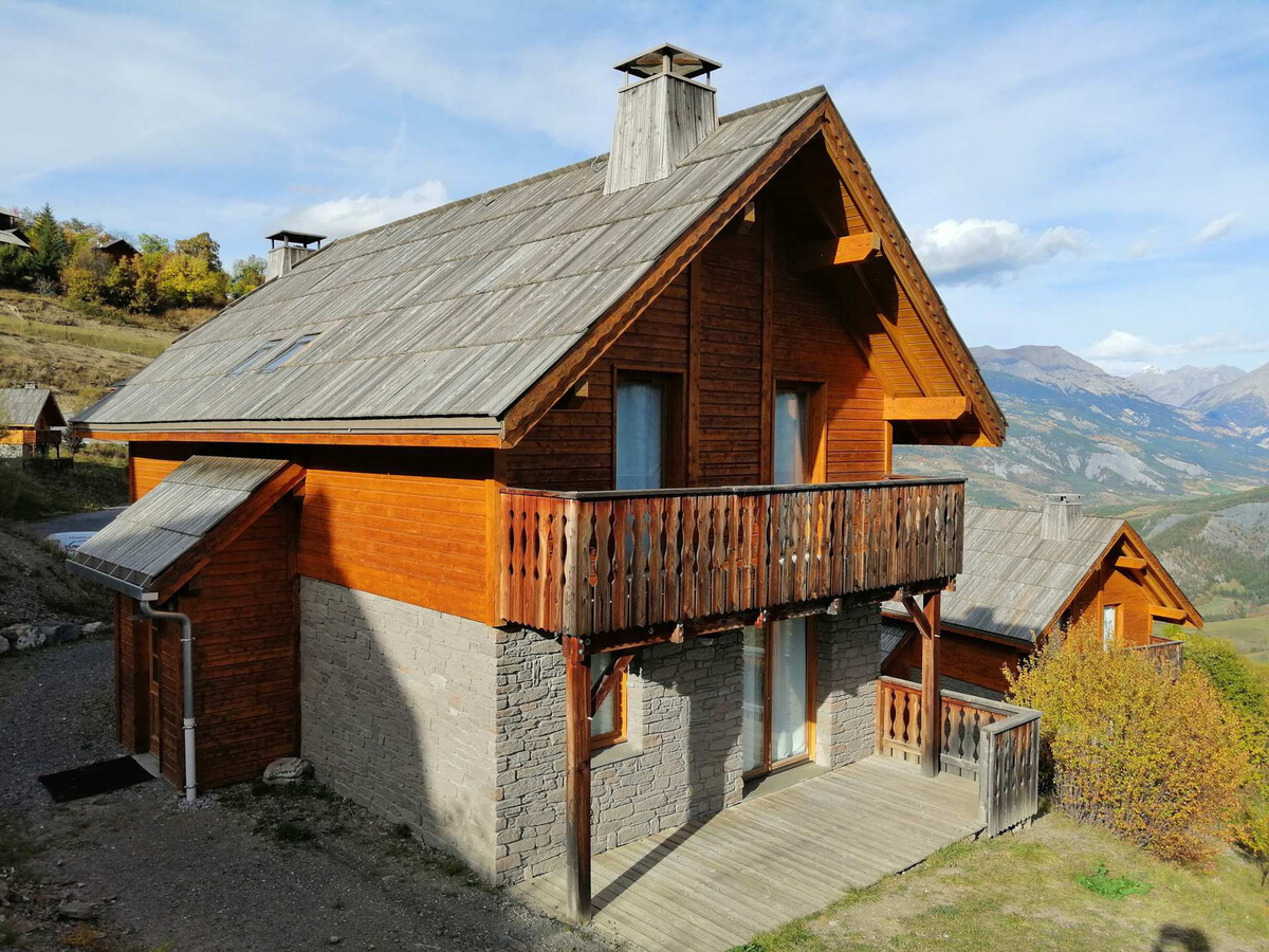 1/2 chalet 6 pers, terrasse plein sud, vue montagne - Photo 9