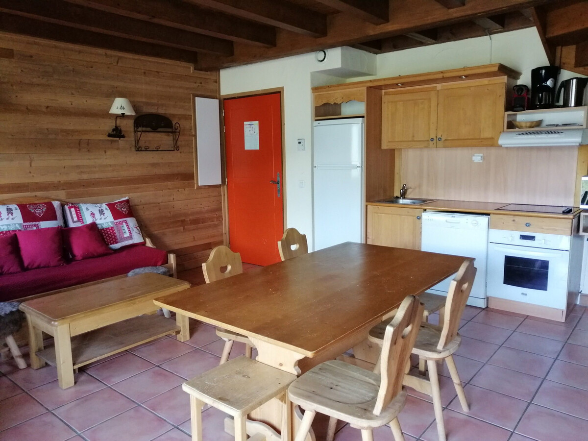 1/2 chalet 6 pers, terrasse plein sud, vue montagne - Photo 11