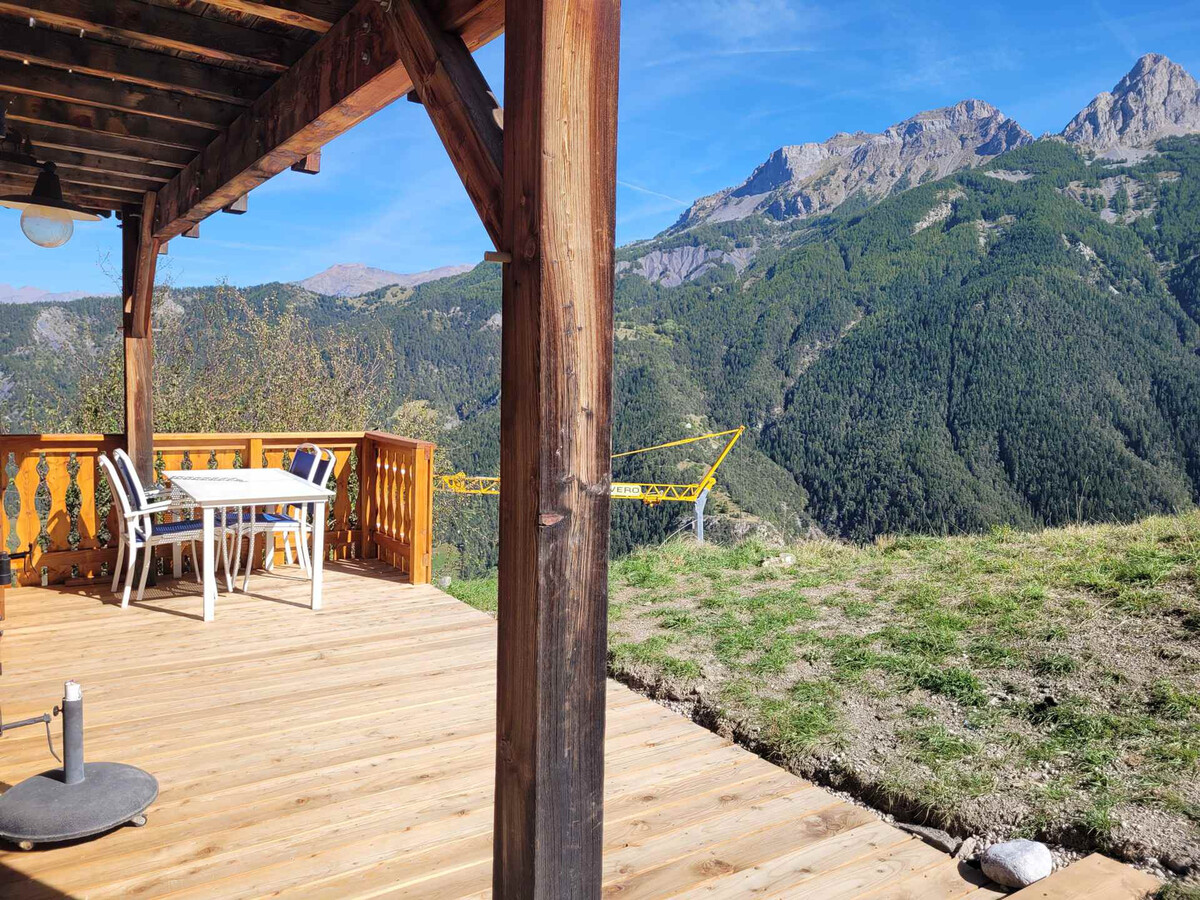 1/2 chalet 6 pers, terrasse plein sud, vue montagne - Photo 12