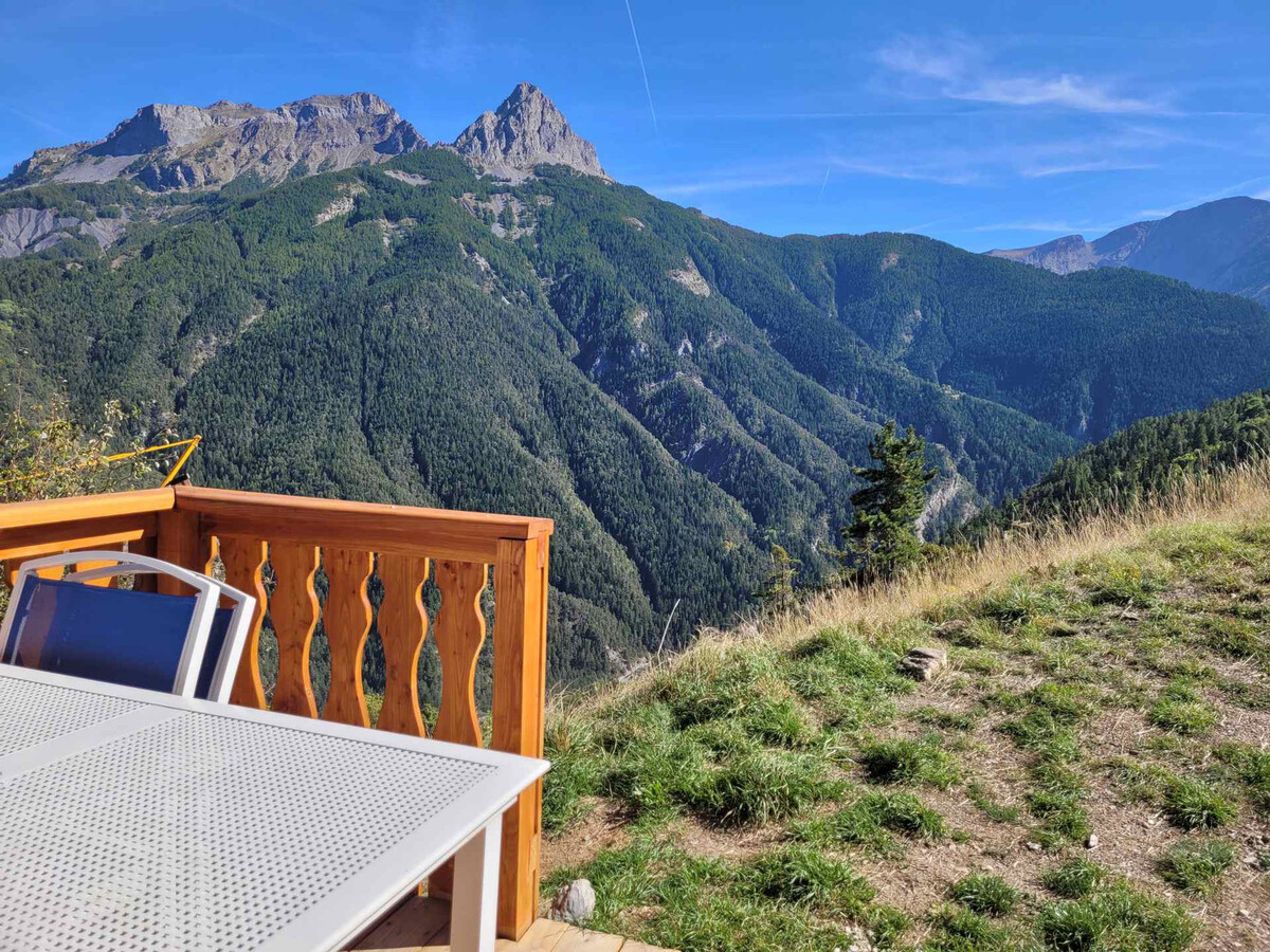 1/2 chalet 6 pers, terrasse plein sud, vue montagne - Photo 13