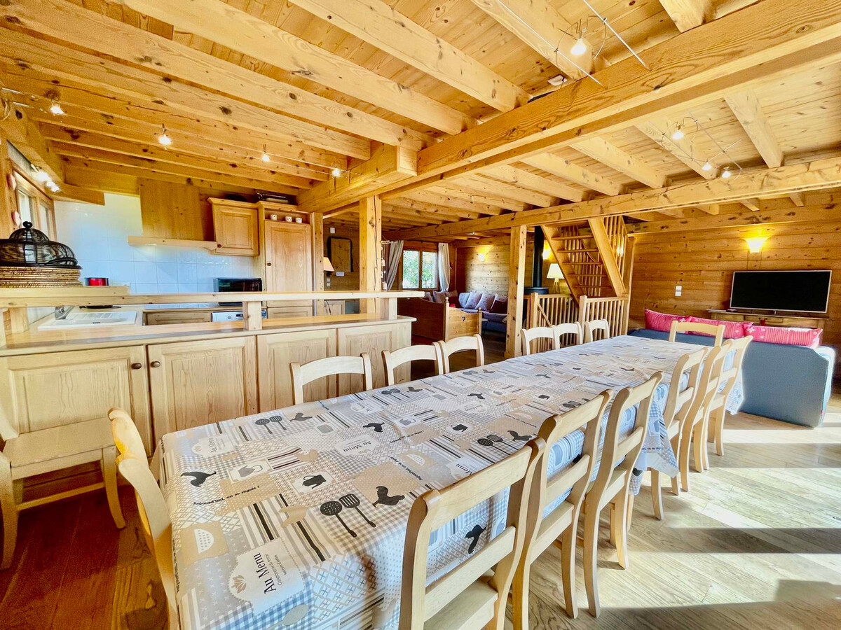 Chalet Coumont 15 pers, 6 chambres, vue Mont Charvin - Photo 2