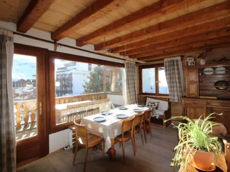 Chalet traditionnel bois, chaleureux, 3 chambres, 8 personnes, balcon Sud - Photo 12