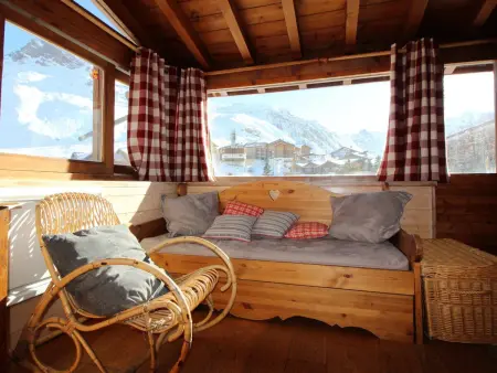 Location chalet à Tignes, Chalet traditionnel à Tignes - 3 pièces, 6 personnes, WiFi inclus