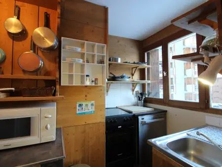 Chalet traditionnel à Tignes - 3 pièces, 6 personnes, WiFi inclus - Photo 5