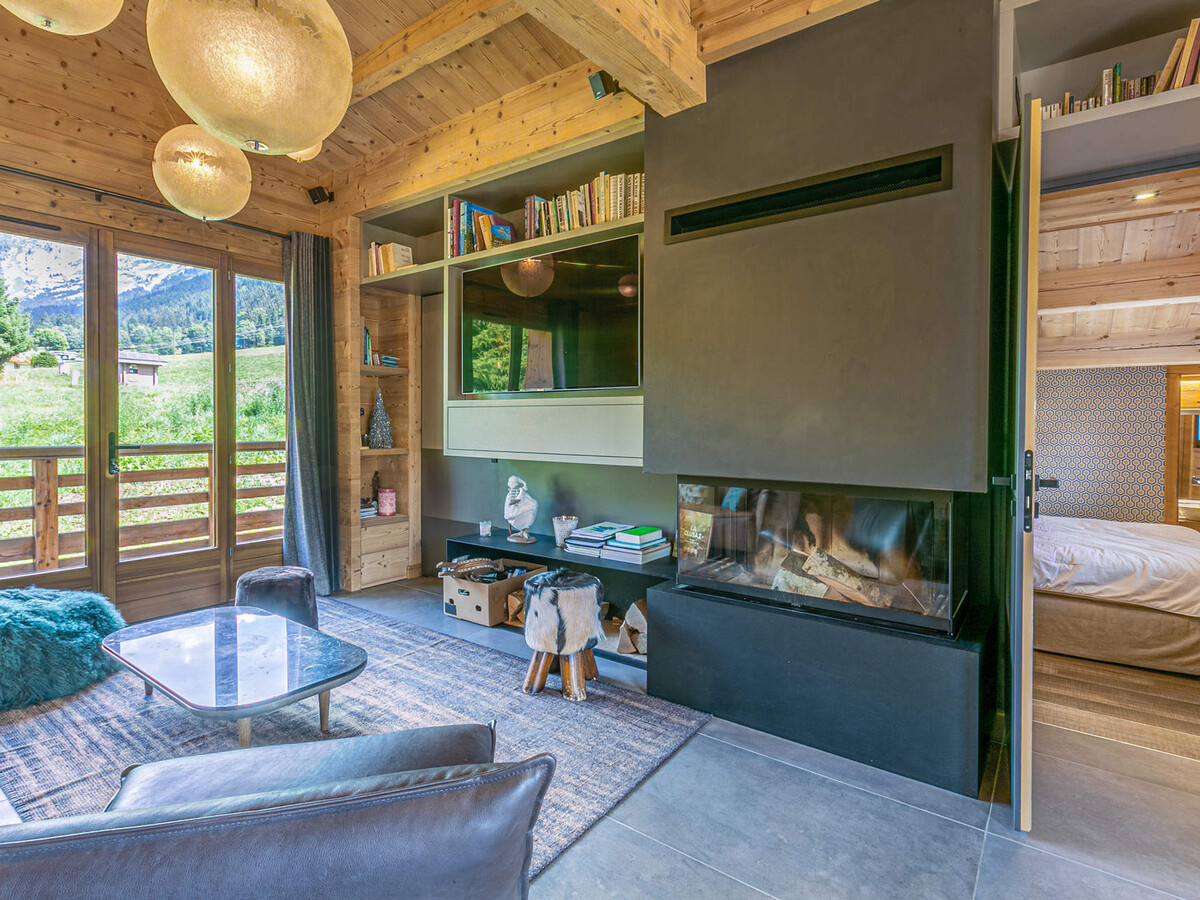 Chalet 4* La Clusaz : 10 pers, vue pistes, terrasse - Photo 8