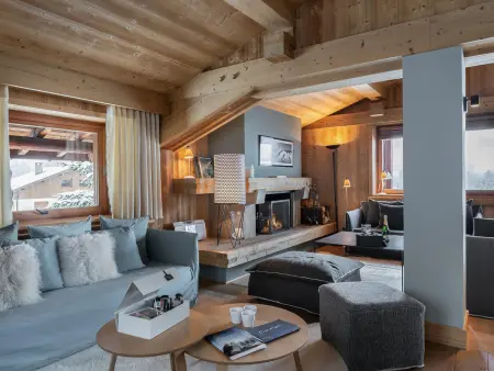 Chalet à Megève avec espace bien-être et animaux acceptés - Photo 15