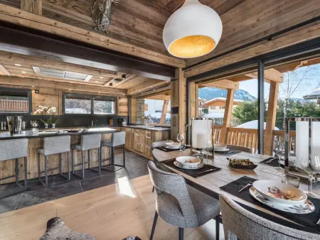 Chalet Lamartine, 6 suites luxe avec piscine chauffée à Megève : photo 4