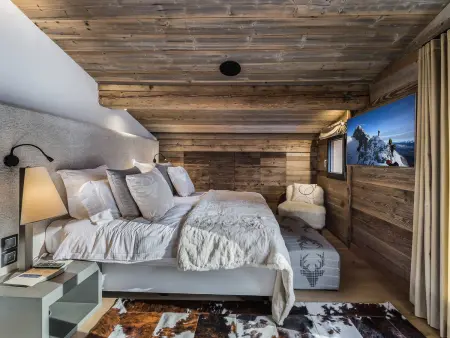 Chalet Lamartine, 6 suites luxe avec piscine chauffée à Megève : photo 9