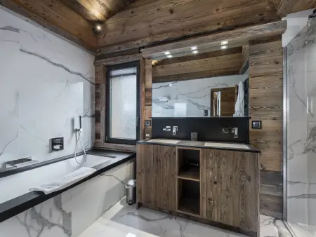 Chalet Lamartine, 6 suites luxe avec piscine chauffée à Megève : photo 11