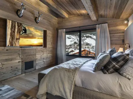 Chalet Lamartine, 6 suites luxe avec piscine chauffée à Megève : photo 12