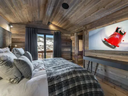 Chalet Lamartine, 6 suites luxe avec piscine chauffée à Megève : photo 13