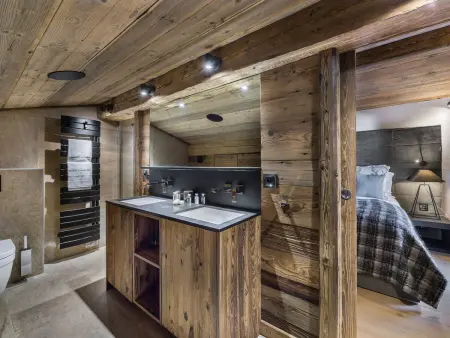 Chalet Lamartine, 6 suites luxe avec piscine chauffée à Megève : photo 14