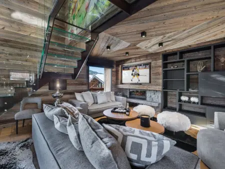 Chalet Lamartine, 6 suites luxe avec piscine chauffée à Megève : photo 17