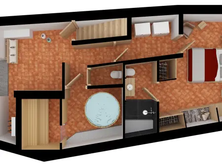Chalet authentique avec jacuzzi, sauna et parking pour 12 personnes - Photo 12