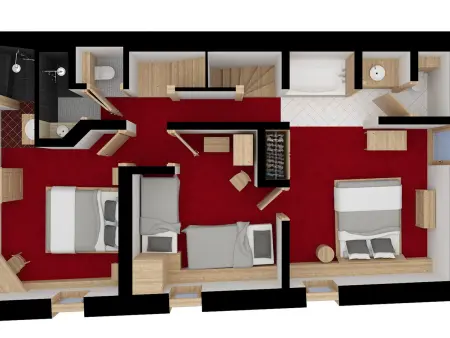 Chalet authentique avec jacuzzi, sauna et parking pour 12 personnes - Photo 14