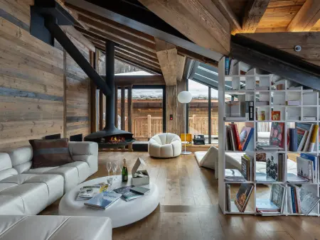 Chalet design 5* avec piscine, hammam, cinéma et parking à Val d'Isère - Photo 3