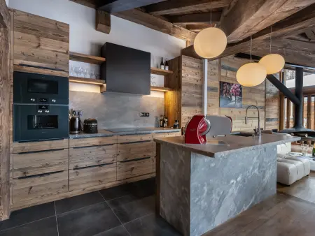 Chalet design 5* avec piscine, hammam, cinéma et parking à Val d'Isère - Photo 4