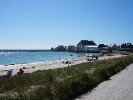 Maison 6 pers. plage direct à Ploemeur, vue mer : photo 20